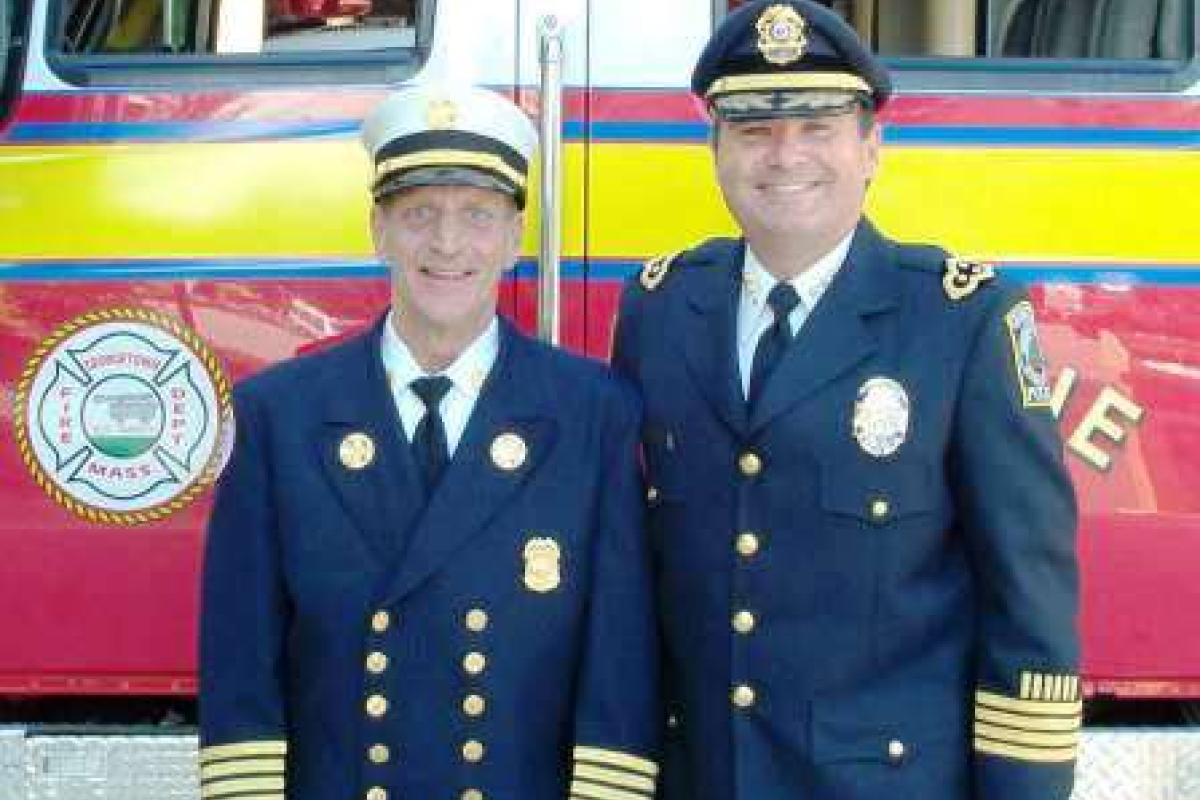 Fire Chief Durkee, Police Chief Mulligan Remembering Sept 11 Sept 2004