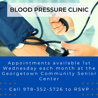 blood pressure clinic sign