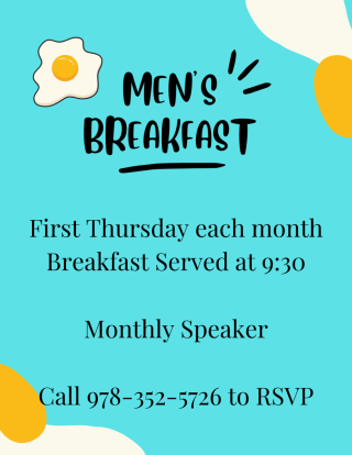Men's Breakfast Flyer